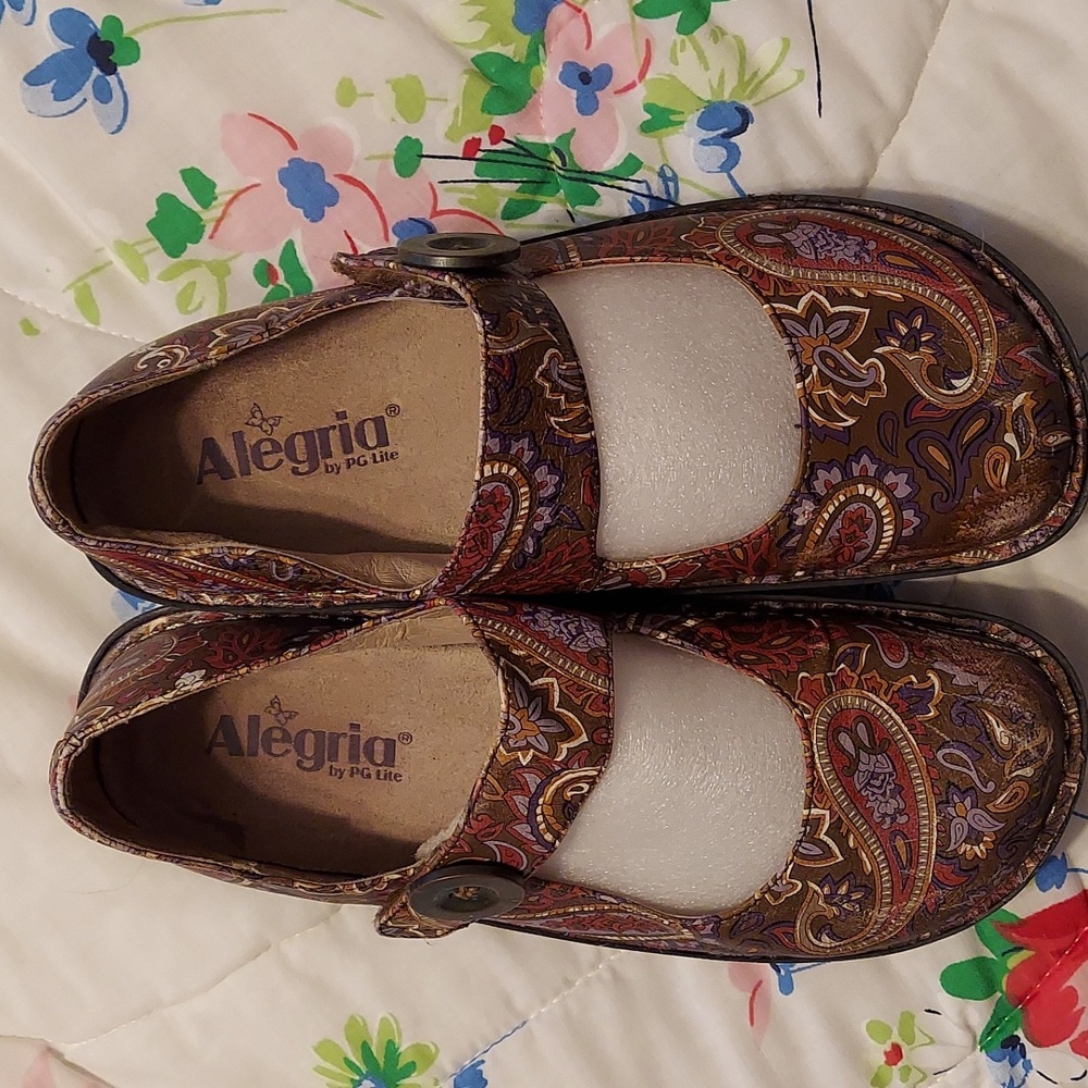 Alegria by PG Lie Paloma Mary Jane shoes, size 38 UK, 7.5 US size.